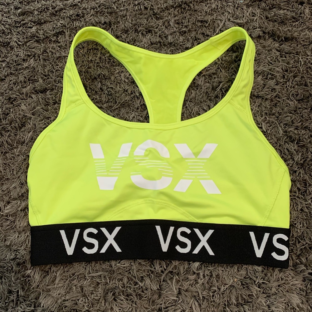 Victoria’s Secret lime green sports bra